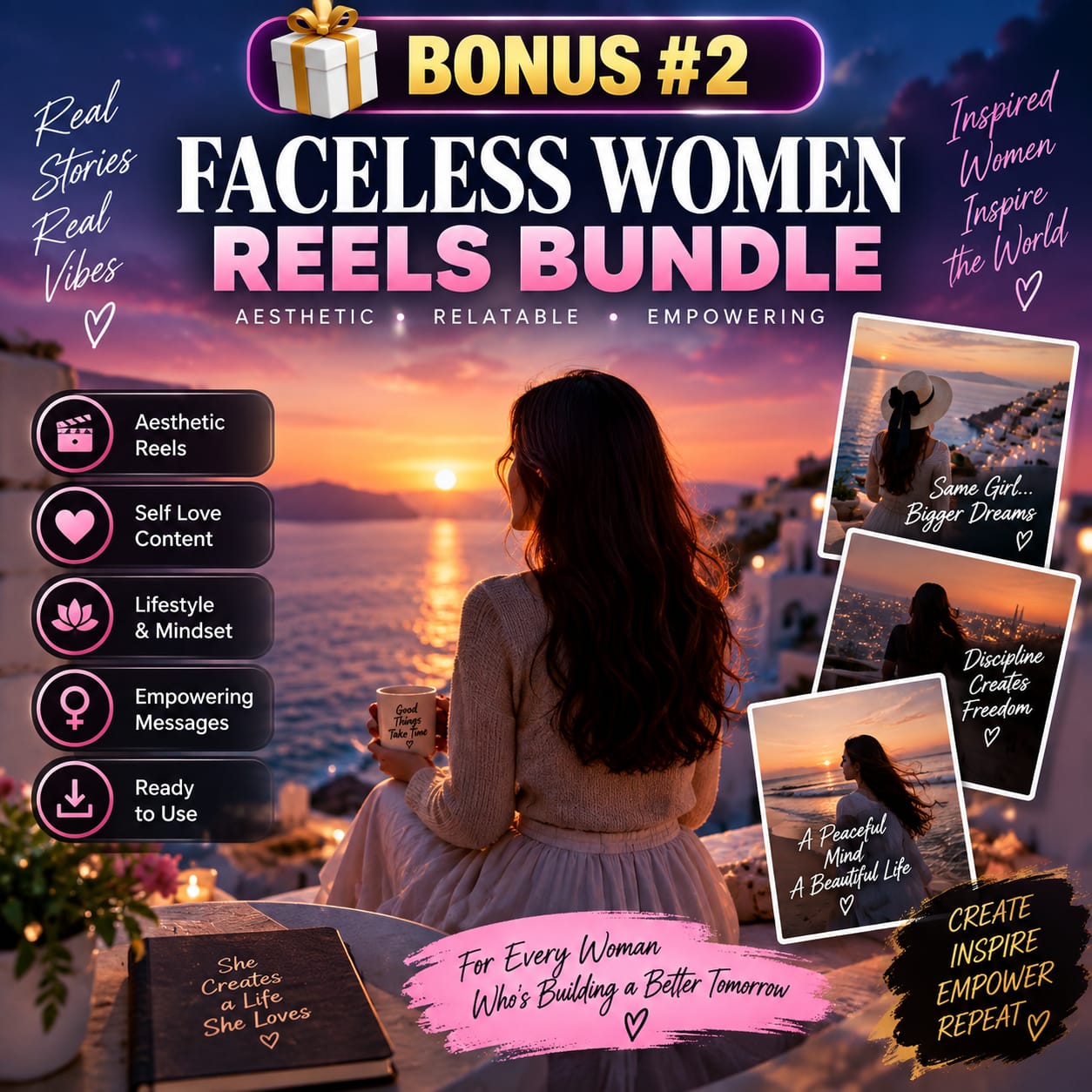 Faceless Women Reels Bundle bonus preview